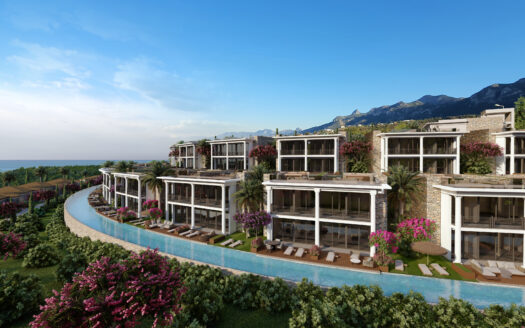 Otel Altyapısına Sahip Deniz Kenarında 2 Yatak Odalı Daire